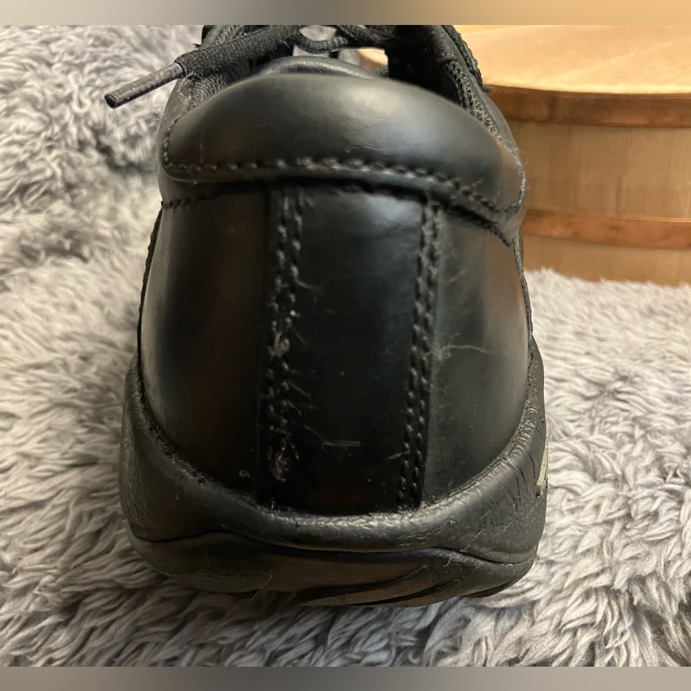 Keen Men's Black PTC Dress Oxford Water Resistant Leather Size 8.5 - Picture 6 of 14